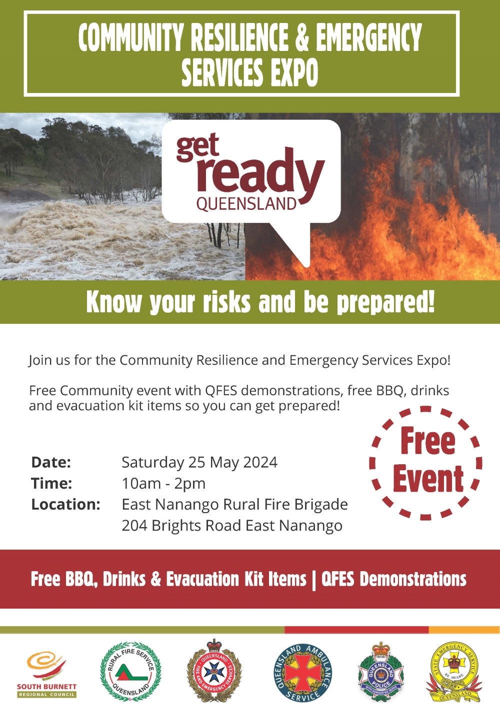 Community resilience and emergency services expo nanango east rural fire brigade