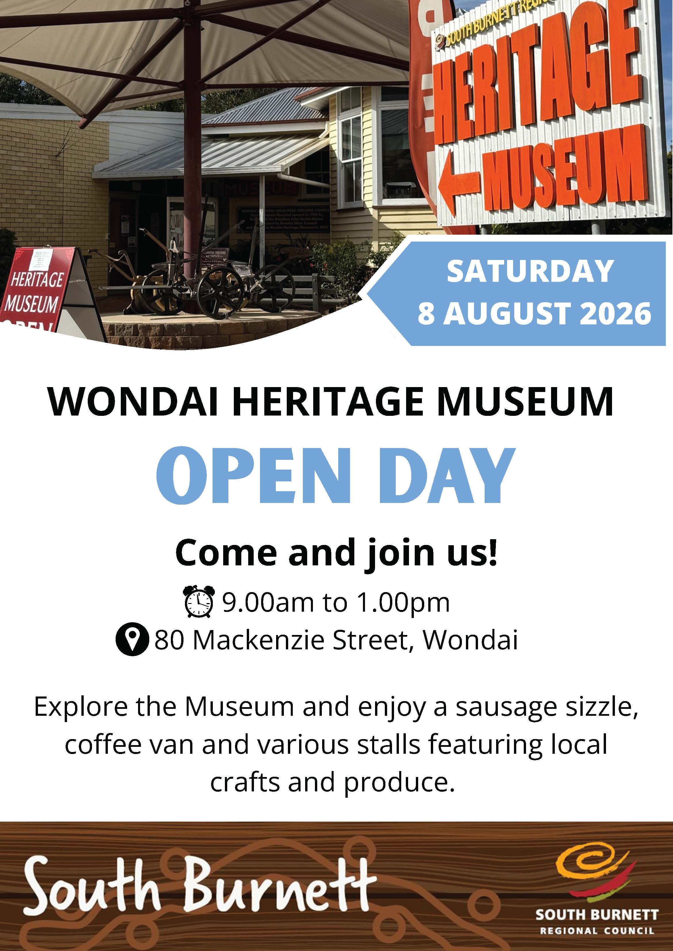 Wondai Heritage Museum Open Day 8 August 2026 Flyer.jpg