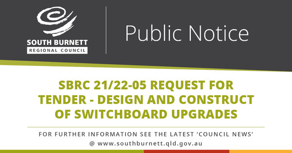10 11 21 Sbrc 21 22 05 request for tender design and construct of switchboard upgrades resized