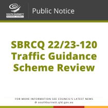 SBRCQ 22/23-120 Traffic Guidance Scheme Review