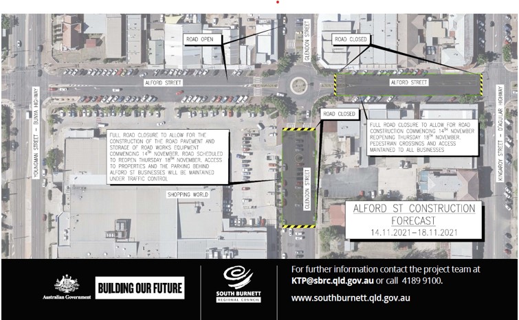 Image: Plan of Works for Alford and Glendon Streets