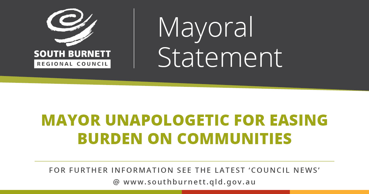Mayor unapologetic for easing burden on communities