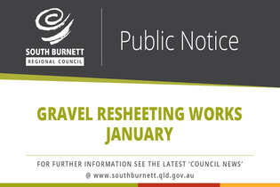 UPDATE - Gravel Resheeting Works January