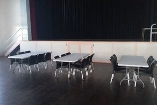 Murgon Hall, tables & chairs, Drought Funding