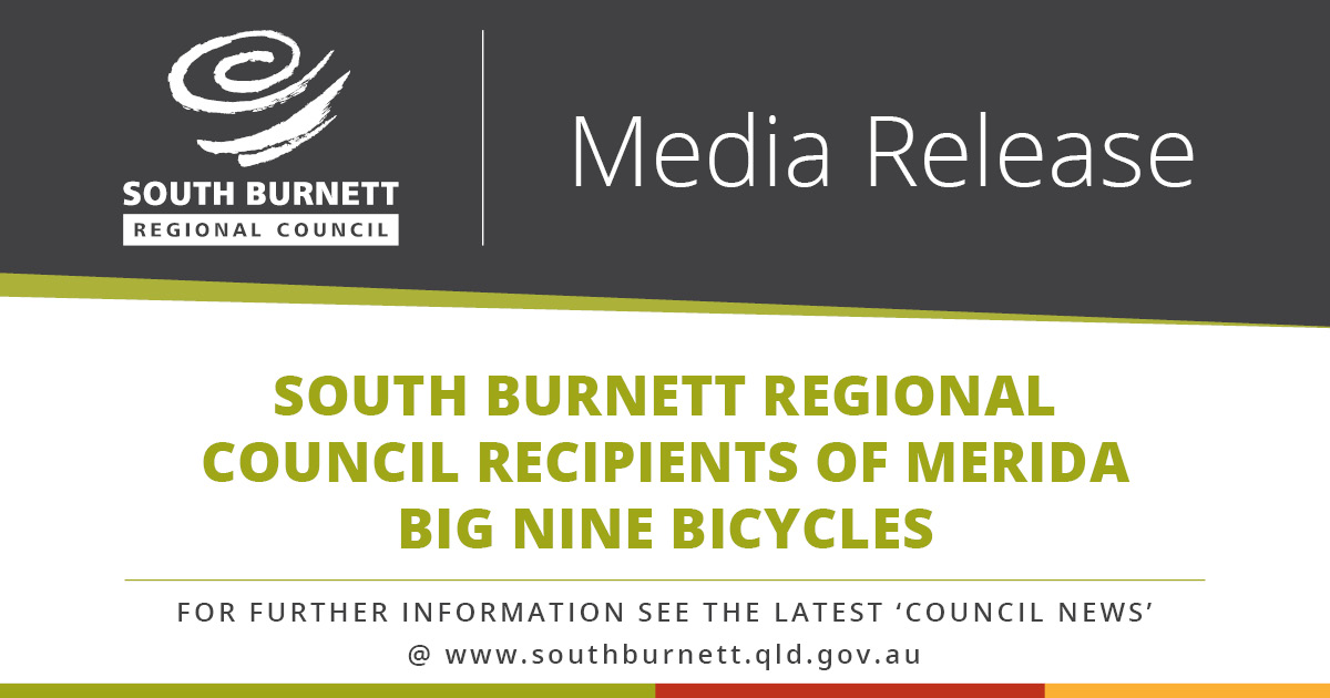South Burnett Regional Council recipients of Merida Big Nine bicycles
