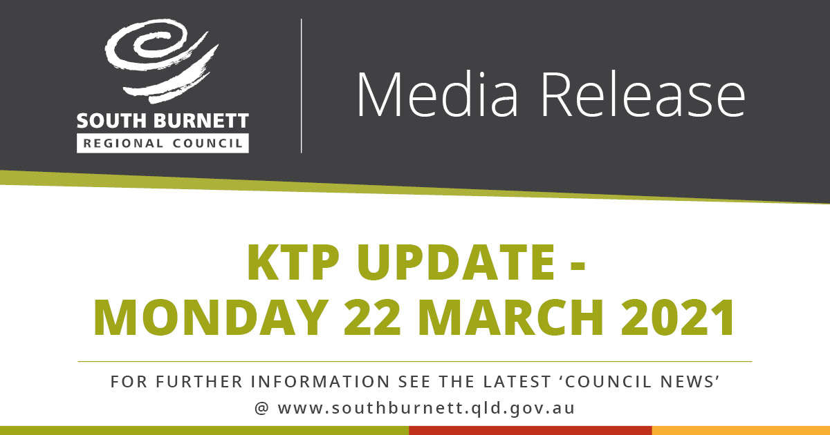 KTP update -
Monday 22 March 2021