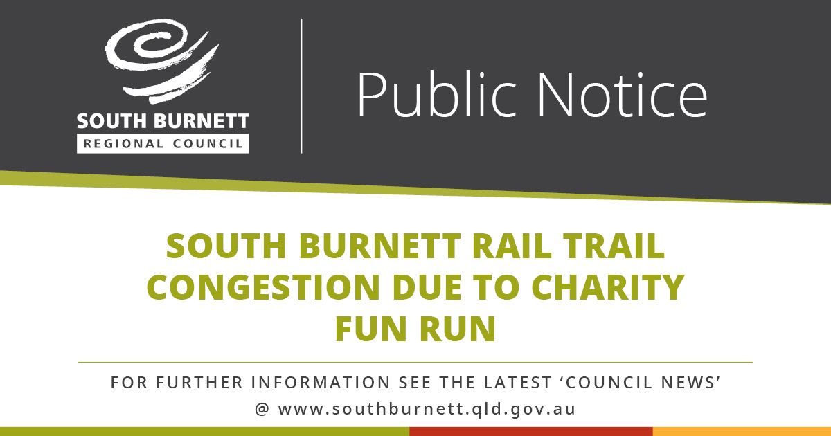 South Burnett Rail Trail congestion due to charity fun run