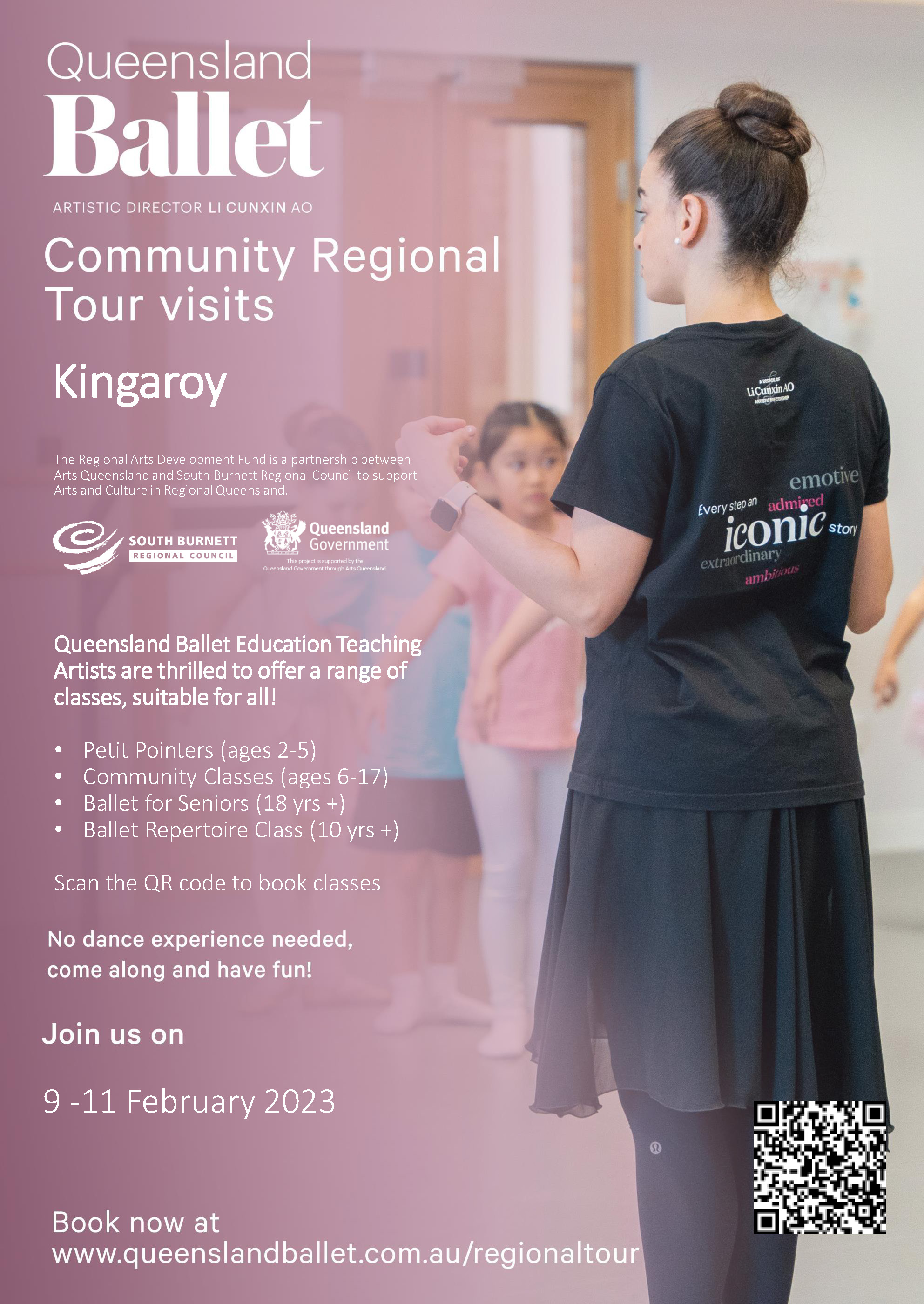 23 01 2023 Community regional tour visits poster kingaroy 2023 002