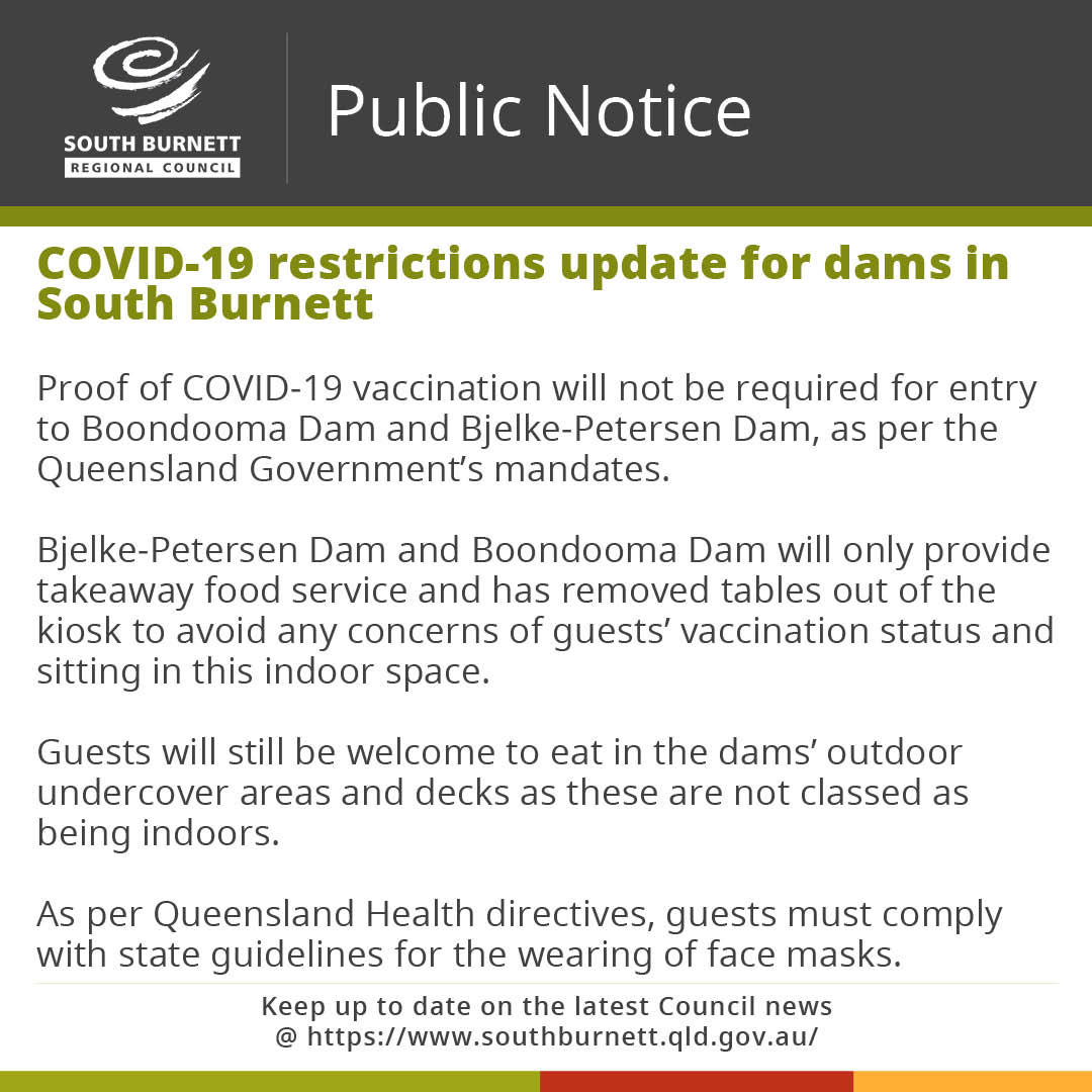 24 12 21 Dams covid restrictions