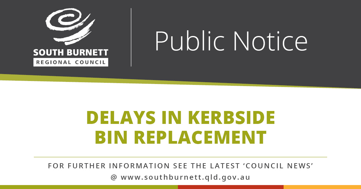 Delays in kerbside bin replacement