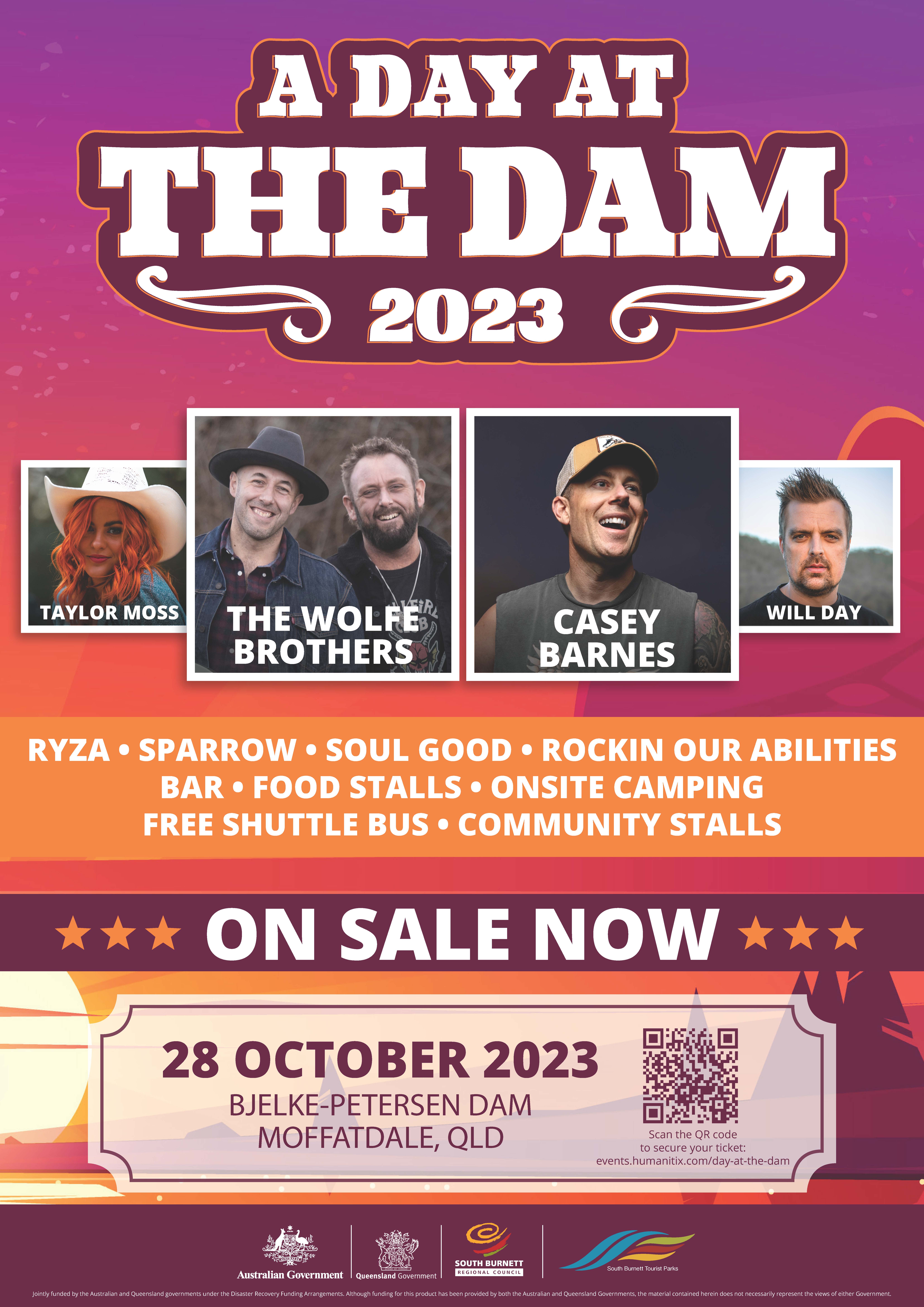 A day at the dam poster