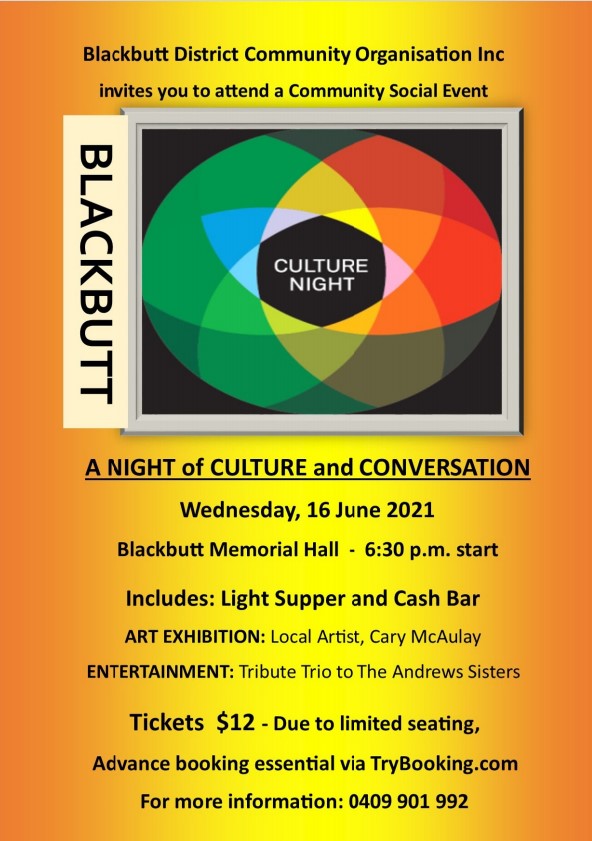 Blackbutt Culture Night