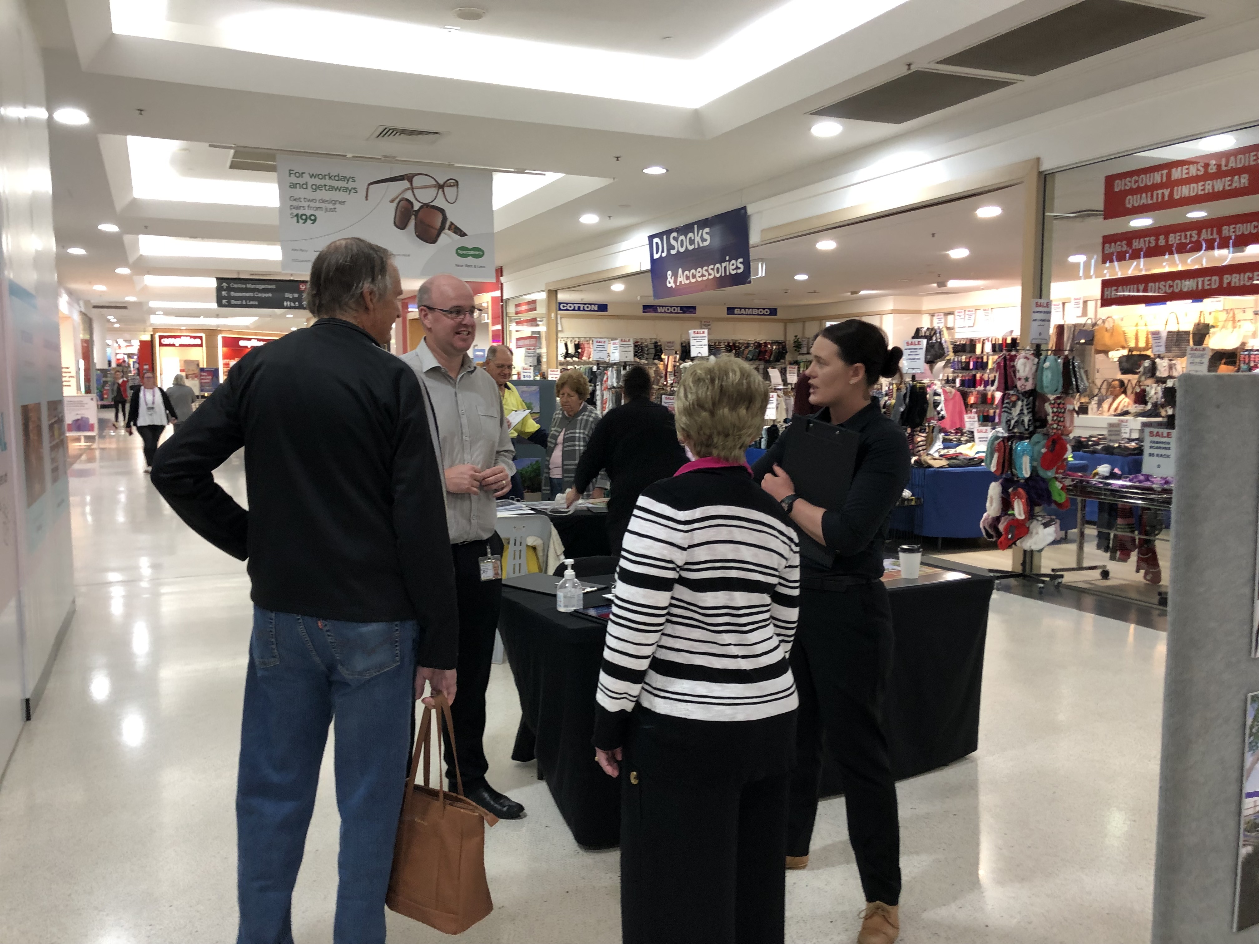 Image: Excellent attendance on the first day at Kingaroy Shoppingworld KTP community consultations