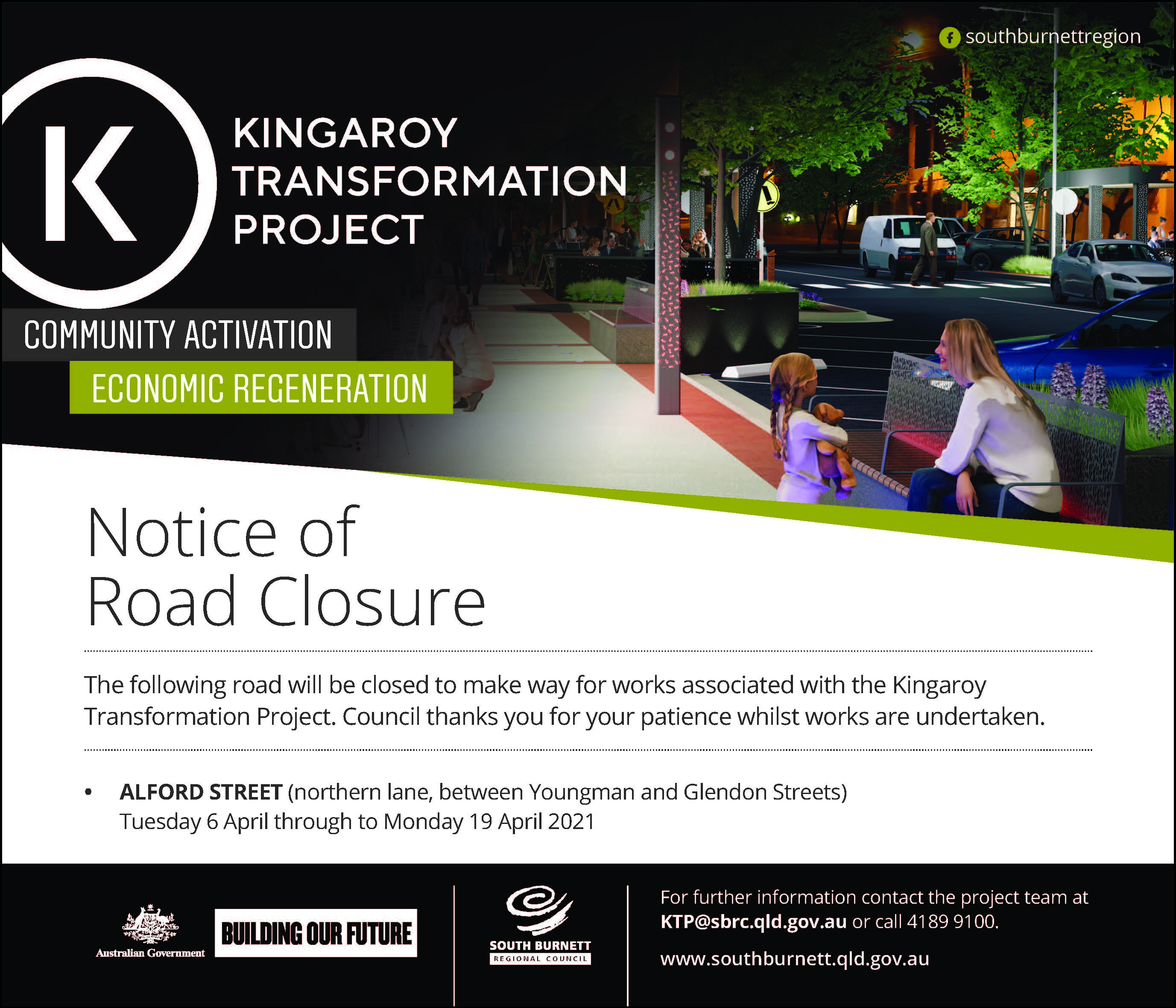 KTP Update – Notice of Road Closure