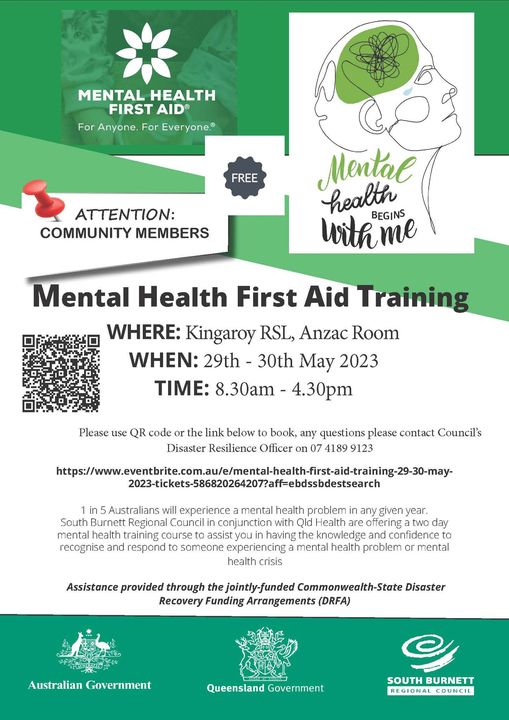 Mental health first aid training
