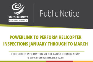 Powerlink to perform helicopter inspections January through to March