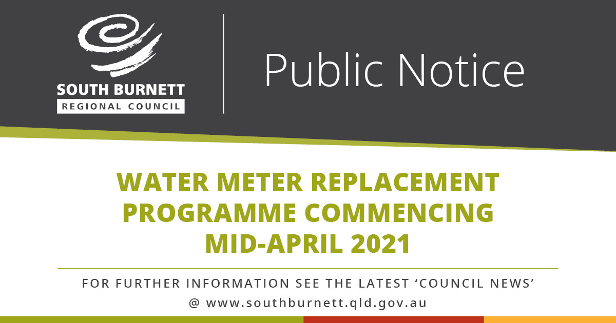 Water Meter Replacement Programme Commencing Mid-April 2021