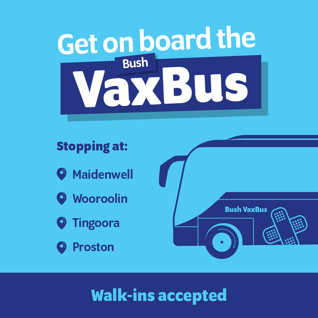 EXTERNAL MEDIA RELEASE - The Bush VaxBus rolling around the Darling  Downs