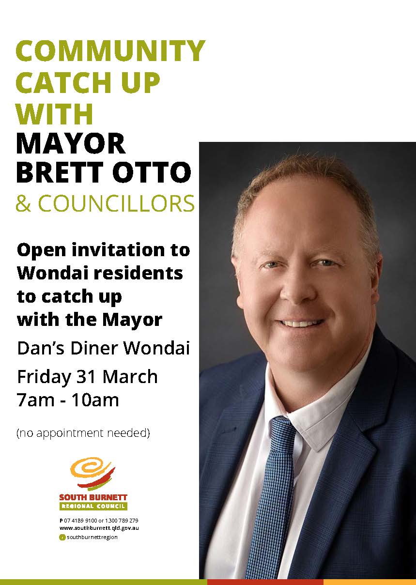 Community Catch Up with Mayor Brett Otto & Councillors