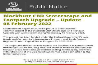 Rsz 10 02 2022 blackbutt cbd streetscape and footpath upgrade update 8 february 2022